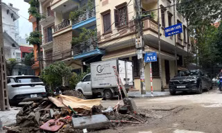 'Đại công trường' cải tạo khu đô thị Đầm Trấu ngổn ngang gần nửa năm