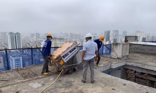 Tiếp tục khởi động máy cắt kim cương xử lý sai phạm công trình 8B Lê Trực