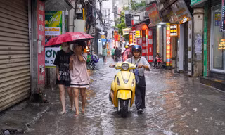 Hà Nội xây bể ngầm chống mưa ngập tại khu phố cổ