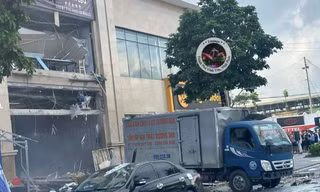 Vĩnh Phúc thông tin chính thức vụ nổ ở shophouse khiến 7 người bị thương