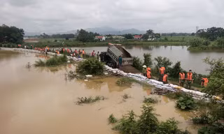 Hà Nội: Báo động lũ trên sông Bùi tại huyện Chương Mỹ, Mỹ Đức