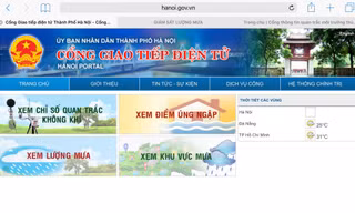 Hà Nội công khai chỉ số chất lượng không khí lên mạng