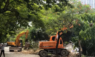 Cưỡng chế các công trình 'xẻ thịt' mương Phan Kế Bính
