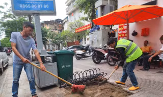 Sau dọn dẹp cây gãy đổ, Hà Nội bắt đầu tái thiết không gian xanh
