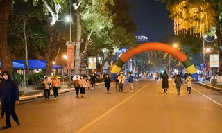 Khai trương phố đi bộ hồ Thiền Quang - Hà Nội 
