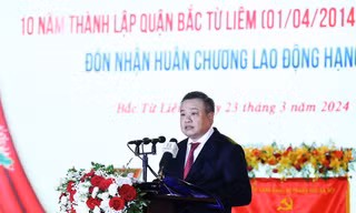 Chủ tịch Hà Nội: Quận Bắc Từ Liêm phát triển theo hướng đô thị sinh thái