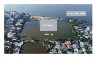 Cận cảnh vị trí, hình dáng nhà hát Opera 10.000 tỷ đồng sát hồ Tây