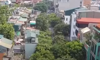 Cưỡng chế kiểm đếm 8 hộ dân làm đường Phương Mai - sông Lừ