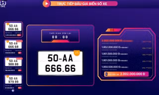 Ngày 22/5, biển số 'siêu đẹp' 88A-888.88 sẽ lên sàn đấu giá