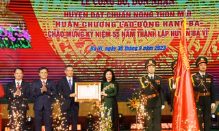 Huyện Ba Vì đạt chuẩn nông thôn mới