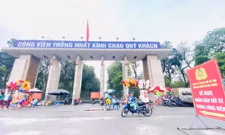 Mở toàn bộ hàng rào, xây chòi nghỉ chân tại công viên Thống Nhất