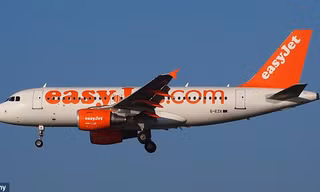 Một chiếc máy bay của Easy Jet.