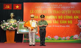 Cục An ninh chính trị nội bộ có tân Phó cục trưởng 