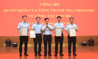 Thanh tra Chính phủ điều động, bổ nhiệm nhiều vị trí cán bộ lãnh đạo