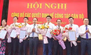 Lạng Sơn luân chuyển, bổ nhiệm 11 vị trí lãnh đạo địa phương. Ảnh: Duy Chiến 