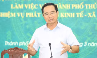 Chủ tịch TPHCM Nguyễn Văn Được làm việc với lãnh đạo TP.Thủ Đức