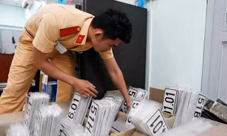 Đấu giá biển số đẹp, thống nhất một mức khởi điểm trên toàn quốc 