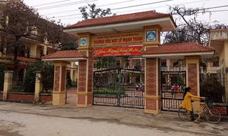 Trường Tiểu học Lê Mạnh Trinh. Ảnh: L.H.