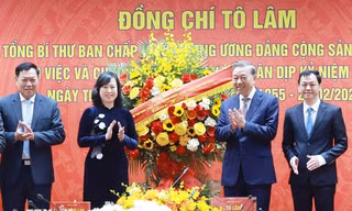 Tổng Bí thư Tô Lâm thăm, làm việc với Bộ Y tế