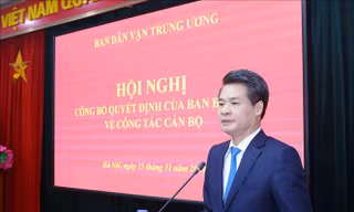 Ban Bí thư bổ nhiệm Phó trưởng Ban Dân vận Trung ương, chỉ định nhân sự ở 2 tỉnh