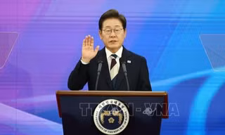 Tân Tổng thống Hàn Quốc Lee Jae Myung. (Ảnh: Yonhap)