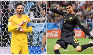 Rất khó để các thủ môn như Courtois hay Lloris phải vào lưới nhặt bóng trong hiệp 1 trận Pháp – Bỉ