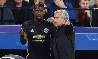 Vì sao Mourinho loại Pogba ở đội hình xuất phát của M.U?