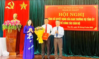 Ban Thường vụ Tỉnh ủy Quảng Nam chuẩn y nhân sự