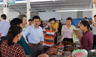 Dự án Lifsap đã hỗ trợ nâng cấp các chợ thực phẩm tươi sống đảm bảo an toàn 