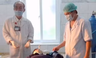 Bệnh nhân H.V.T được Trung tâm Y tế huyện Hướng Hóa kịp thời cứu sống. Ảnh: B.V