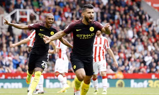 Chiến thắng của Man City tối nay mang đậm dấu ấn của Aguero và Nolito.