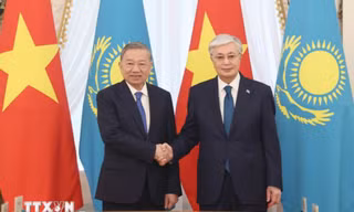 Tổng Bí thư Tô Lâm hội đàm với Tổng thống Kazakhstan