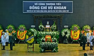 Lời cảm ơn của Ban Lễ tang và gia đình nguyên Phó Thủ tướng Chính phủ Vũ Khoan 