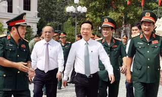 Chủ tịch nước Võ Văn Thưởng làm việc tại Quân khu 9