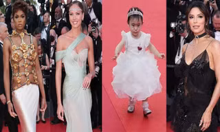 Cannes ngày 1: Người mẫu Pháp Didi Stone 'hở bạo' khi diện mốt ngực trần