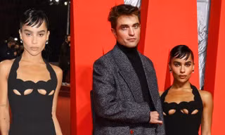 ‘Miêu nữ’ Zoe Kravitz ‘quên’ nội y sánh đôi cùng Robert Pattinson trên thảm đỏ