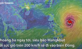 Siêu bão Mangkhut có thể ảnh hưởng tới 43 triệu người