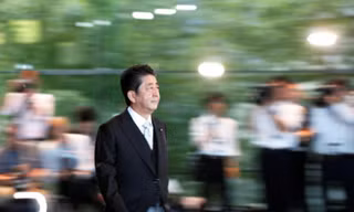Thủ tướng Nhật Bản Shinzo Abe. Ảnh: Reuters