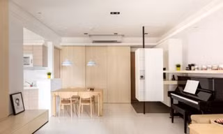 Căn hộ tỏa sáng với “bản hoà tấu” của các chất liệu gỗ