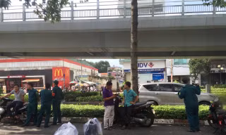 Khu vực xảy ra vụ án.
