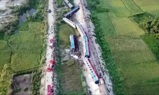 Hiện trường tai nạn tàu hỏa SE19 ở Thanh Hóa