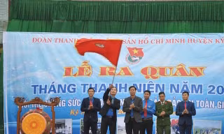 Lễ ra quân Tháng Thanh niên năm 2017 tại huyện Kỳ Anh.