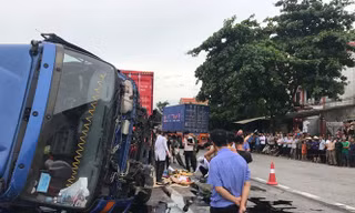 Hiện trường vụ TNGT thảm khốc tại Hải Dương