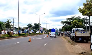 Hiện trường vụ tai nạn