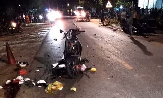 Hai xe máy va chạm ở Gia Lai, 4 người thương vong