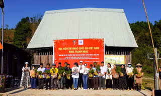 Học viện Âm nhạc Việt Nam tặng 100 nghìn cây thông giống