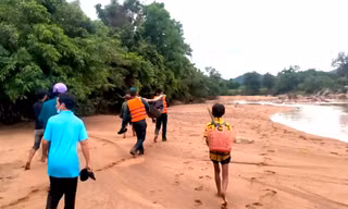 Lực lượng cứu hộ tìm thấy thi thể nạn nhân bị nước cuốn khoảng 3km từ vị trí ban đầu