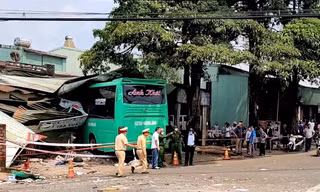 Xe khách lao vào nhà dân ở Gia Lai không có dữ liệu hành trình