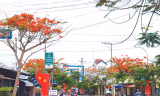 Một góc thị trấn Mỹ Xuyên 