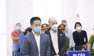 Các bị cáo tại tòa